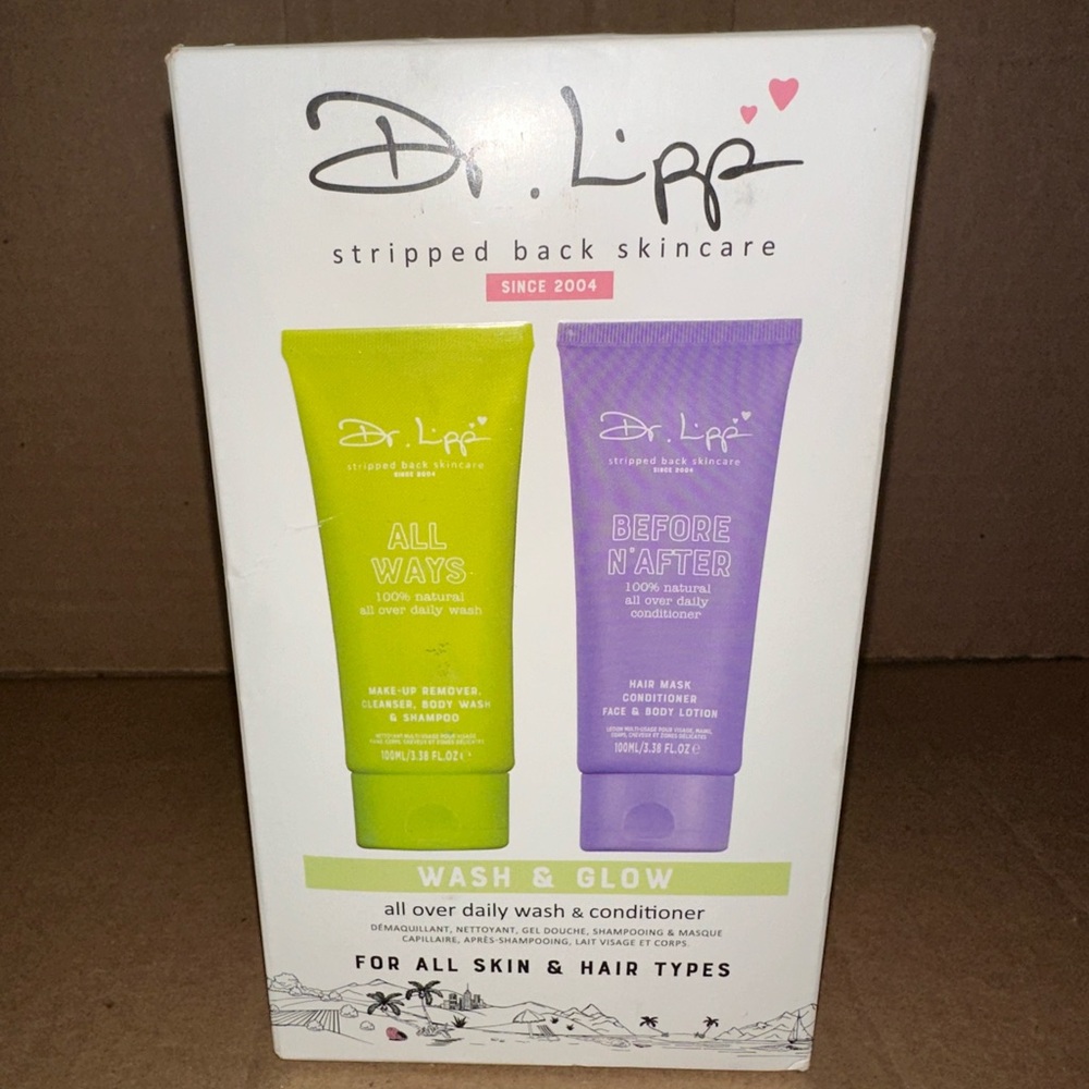 Wash & Glow Set - Green and Purple